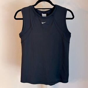 Nike Black Sleeveless Mesh Workout Tank, Size Small